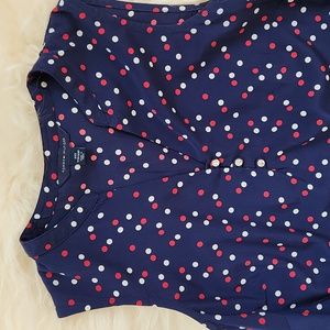 Tommy Hilfiger polka dot blouse